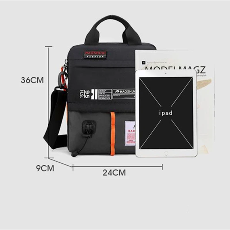 6 Color Brand Men\'s Shoulder Bag High Quality Boy Crossbody Bag light Man Messenger Bag Nylon Male Business Handbags Can load A4