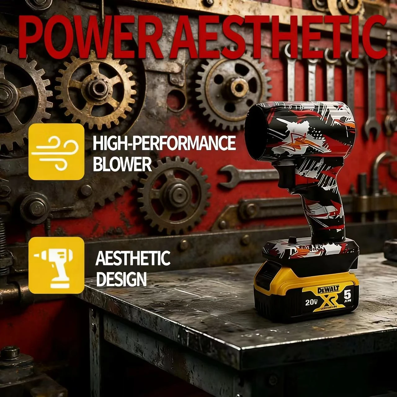 

Высокопроизводительный вентилятор с турбонаддувом, работающий на 40 000 оборотов в минуту, с широким спектом применения, очистителем от пыли для снега.