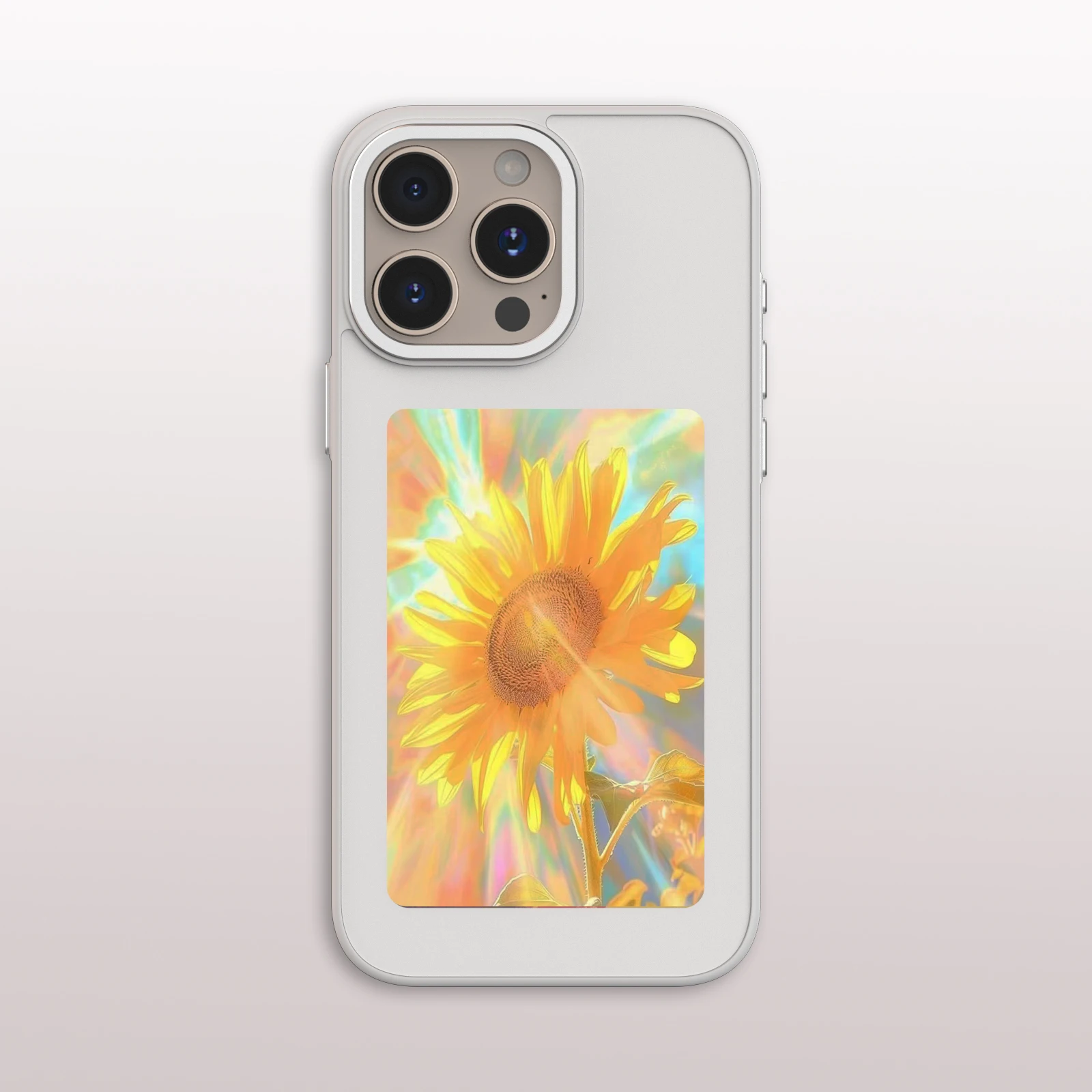 Nova capa de telefone NFC E Ink para iPhone 16 Pro Max - Design DIY de menina de desenho animado, capa inteligente sem bateria