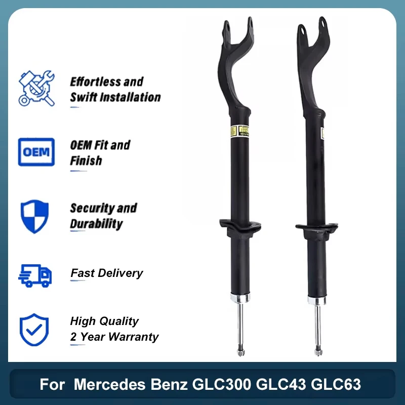 

1X Front Shock Absorbers For 2016-2020 Mercedes Benz GLC300 GLC43 GLC63 AMG W253 Air Auto Suspension Shock Absorber Car Parts
