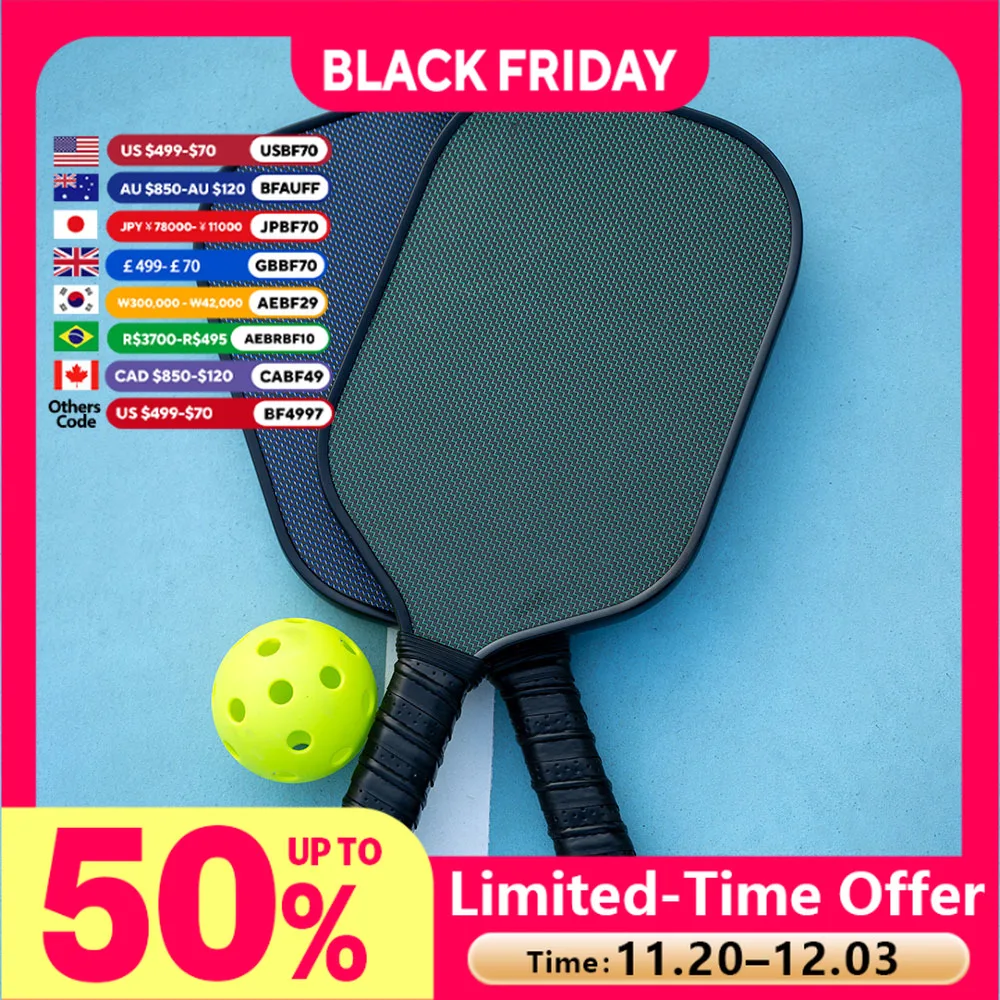 

Joysent Gen4 Titanium Custom Pickleball Paddle Racket EPP Foam Core & TPU Foam T700 Carbon Fiber Spin Control Power Thermoformed