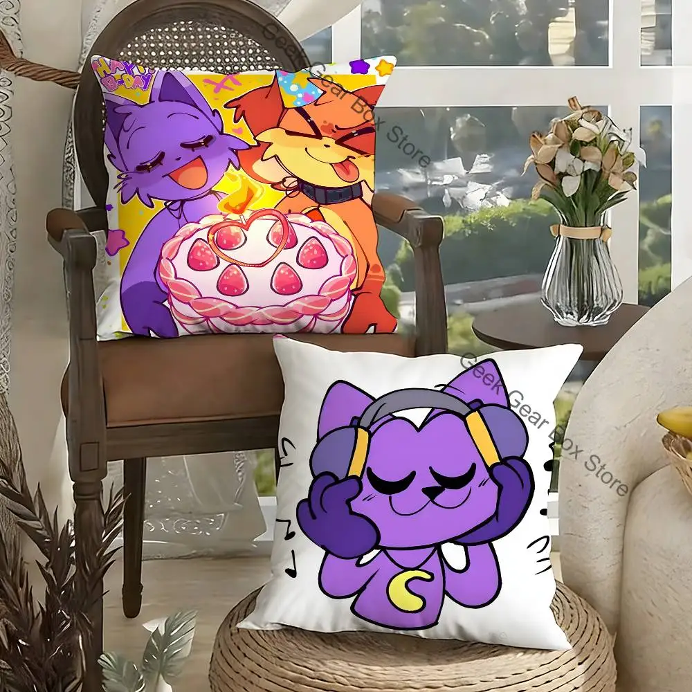 

Dog Day P-Poppy Cat Nap Pillow Case Cushion Cover Home Decor Birthday Gift Pillowcover