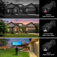 ASECAM 4K 8MP IP Camera Audio CCTV Recording Outdoor POE H.265 Onvif Metal Black 4MP Human Detection Surveillance Camera 2