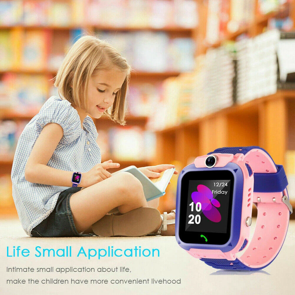 Q12 Kids Smart Watch 2G SOS Call LBS Location Children Smart Phone Watch Fashion Waterproof Remote Camera Boys Girls Clock Gift