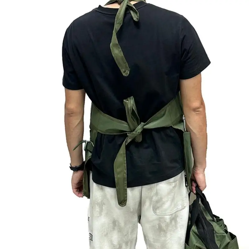 A2BE Professional Work Apron For Gardeners And Mechanics Large Capacity Tool Holder Bag With Waterproof Design