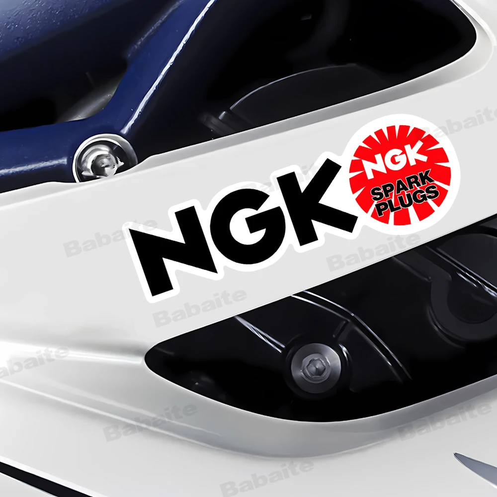 NGK شرارة التوصيل سيارة ملصق موتو ملصق السيارات الجسم الوفير ويندوز دراجة نارية محمول الجدران الفينيل فيلم ملصق سيارة ضبط الملحقات