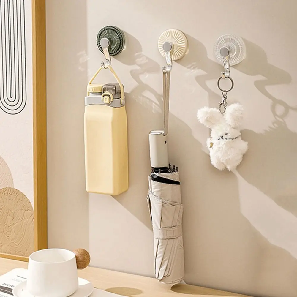 

5Pcs Light Luxury Plastic Suction Cup Hook Punch Free Transparent Shower Towel Rack Waterproof Reusable Wall Hooks Bathroom
