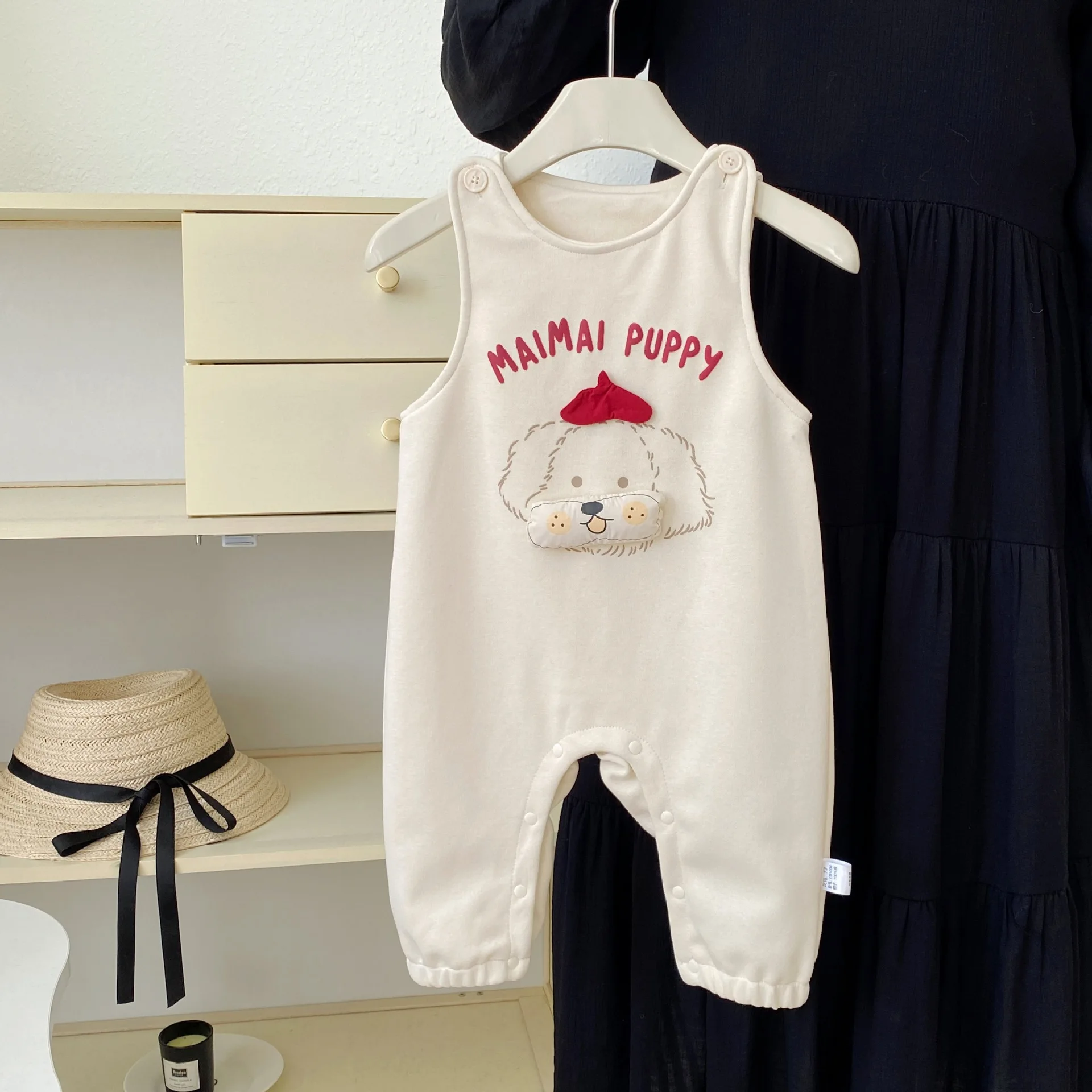 بدلة أطفال برسوم كارتونية لربيع وخريف 2026 نمط جديد حقيبة جرو على الطراز الغربي ملابس ضرطة ملابس عصرية لحديثي الولادة في الهواء الطلق #2