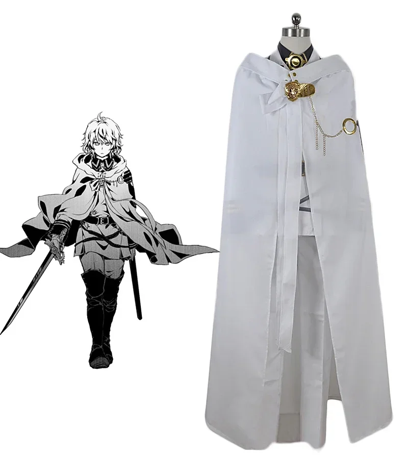 Seraph of the End Mikaela Hyakuya Vampire Cosplay Costume Custom Size Anime Outfit