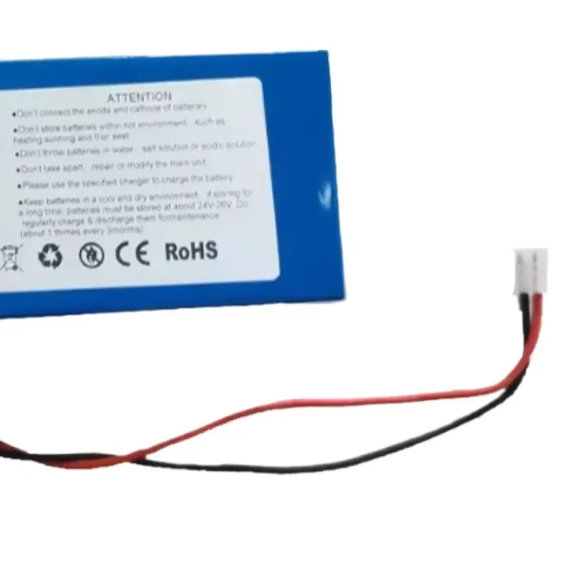 for Devvis Robot Lawn Mower E1800t/e E1600t/e, Robotic Lawnmower Battery with Built-in BMS Protection 25.2V 4000-6000mAh Li-ion