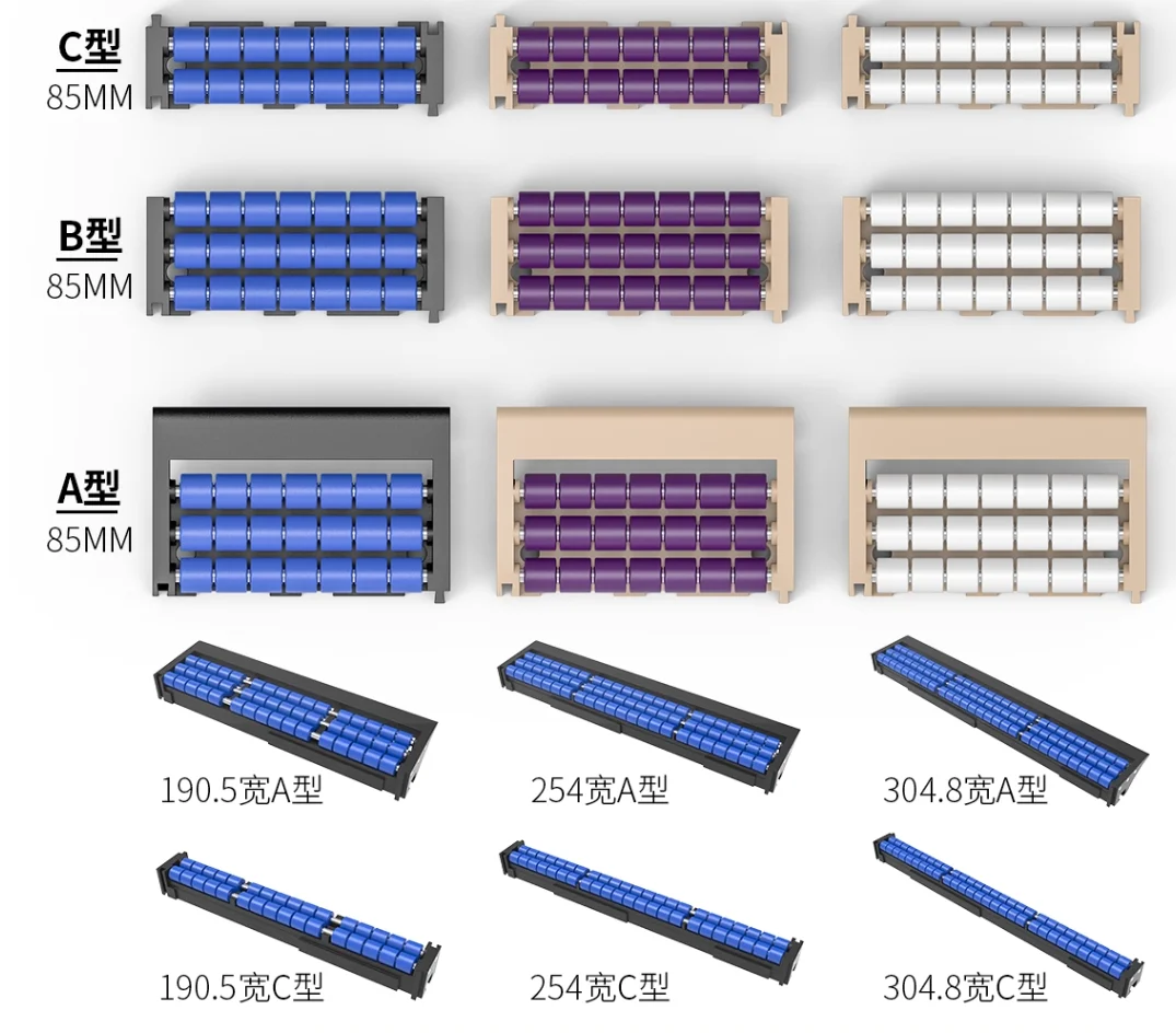 Width:190mm BBlue Ball Transition Plate Plate Chain Connecting Plate Conveyor Plastic Chain Conveyor Line Transition Plate