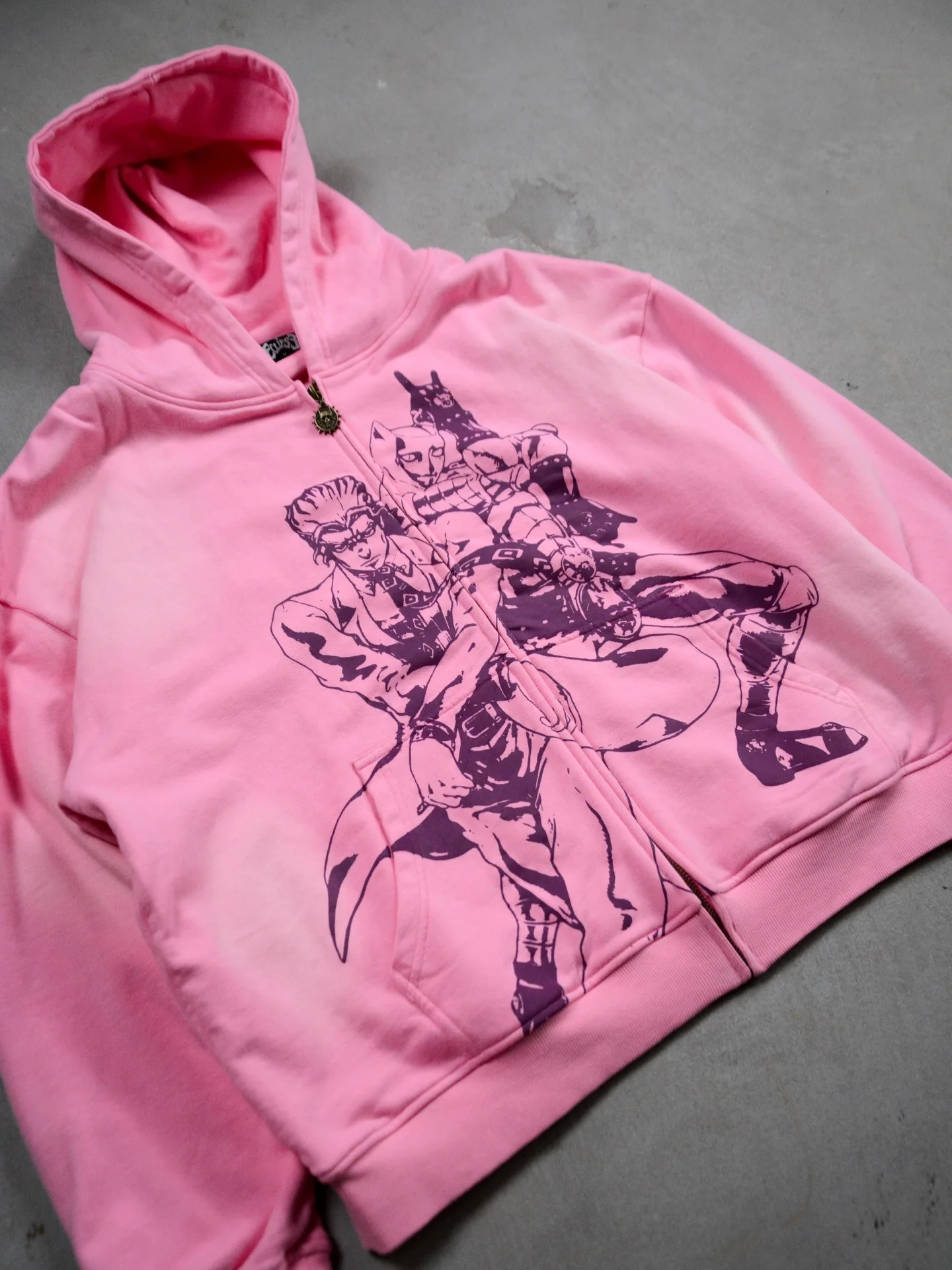 Jojo Bizarre Adventure Kira Zip Up Hoodies Harajuku Oversized Mens Jackets Hip Hop Couple Y2k Street Coats Men Sweatshirt