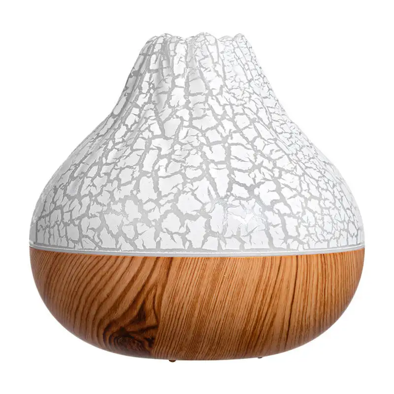 300ml Aromatherapy Oil Diffuser, Wood Grain Volcano Evaporator, Mini USB Air Humidifier, Home/Nurse Room Diffuser