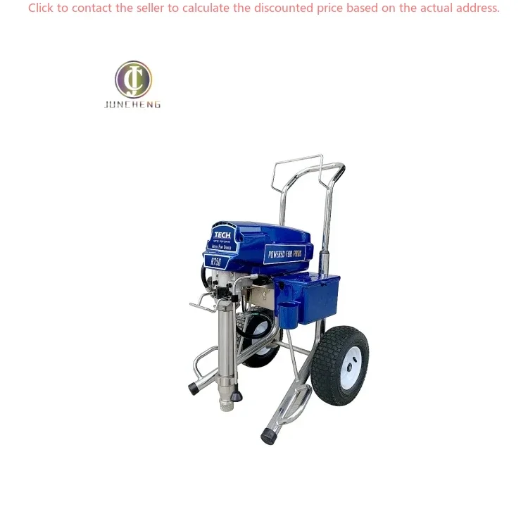 Brushless DC Airless Paint Sprayer With Spiral Pump 220V Wall Putty Painting Equipment For Plaster Application