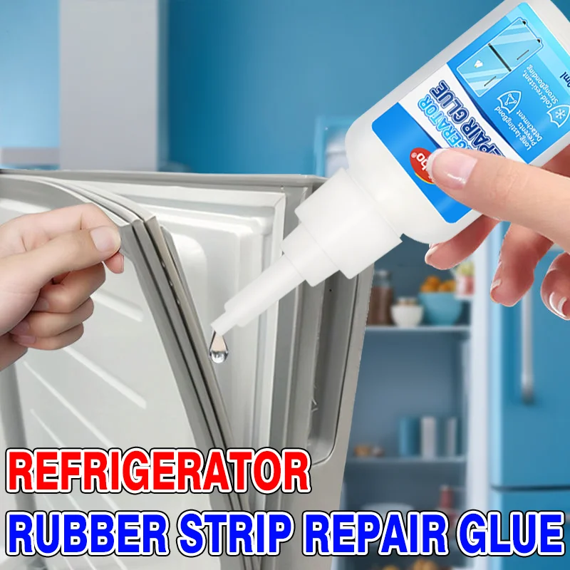 Cola para Vedação de Porta de Refrigerador IFUBO 20ml, Fixação Rápida, Adesivo de Borracha para Reparos em Eletrodomésticos