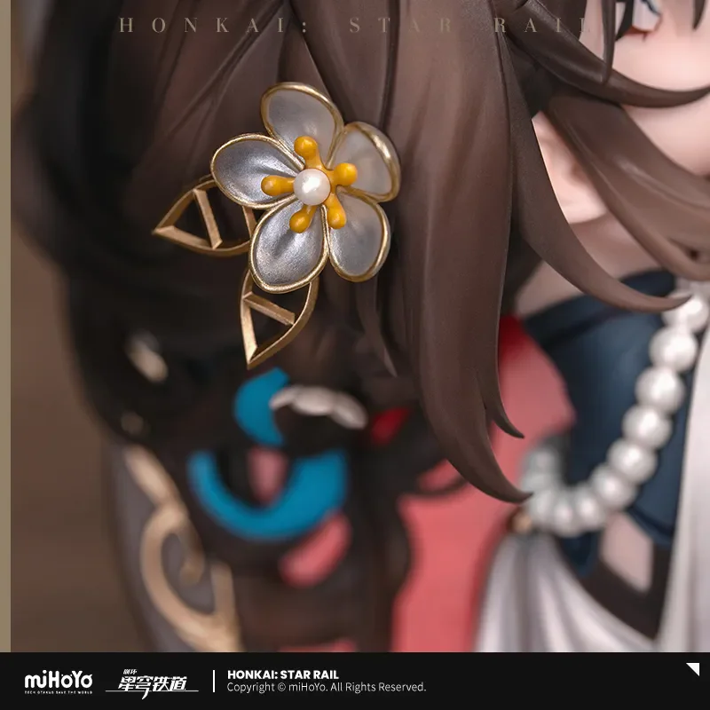 MiHoYo الرسمية لعبة روان مي الشكل هونكاي: ستار السكك الحديدية روان مي مجسمة الإطار اللوحة دمية الكرتون نموذج تأثيري هدايا عيد الميلاد