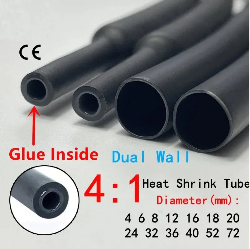 1m 41 Sealing Waterproofing AntiCorrosion Protection And Heat Shrink Tubing For WearResistant And Leak Proof MultiStrand Harness