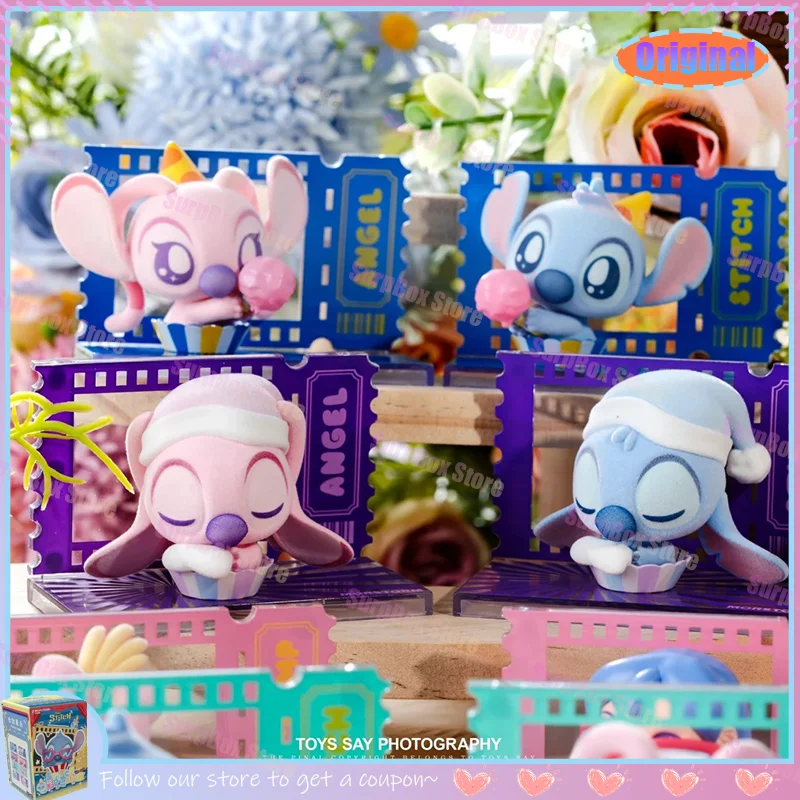 

Оригинальная мини-кукла Star Baby Stitch, глухая коробка, настольное украшение, игрушка для девочек, специальный подарок, оригинальная коллекционная рабочая станция