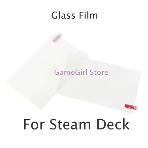 30pcs Anti-Scratch Screen Protective HD Glass Tempered Film For Steam Deck Game Console Replacement Part