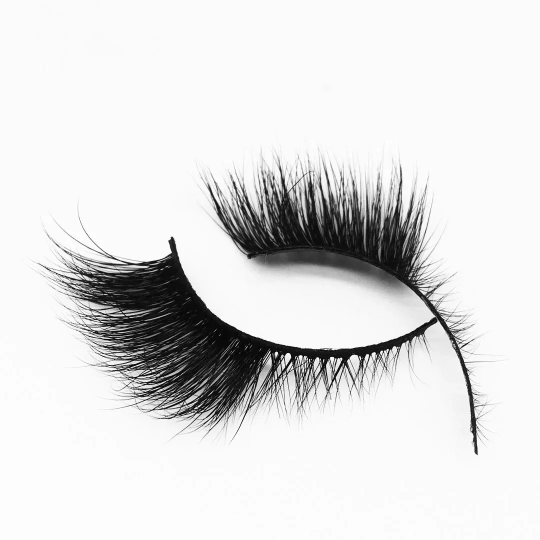 3D Mink Handmade False Eyelashes - Natural, Realistic, Thick, Messy End