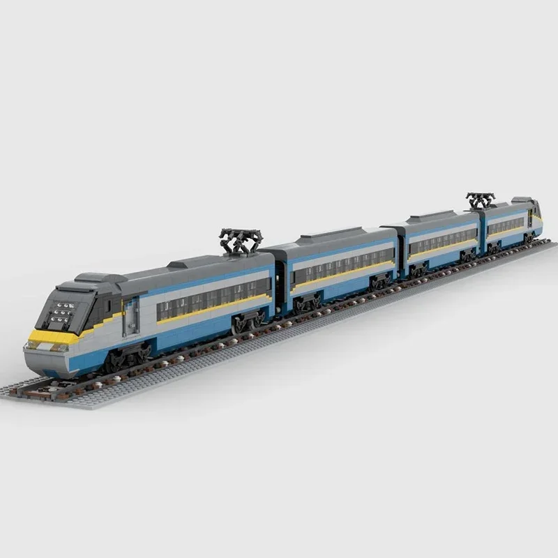 Technical Moc Bricks City Car Model Czech High Speed Train Modular Building Blocks Gifts Toys For Children DIY Sets Assembling