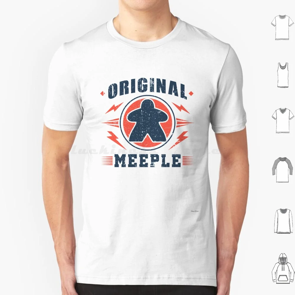 Original Meeple Actions Consequences T Shirt Big Size 100% Cotton Silentecho Funny Meeple Original Meeple Actions Consequences