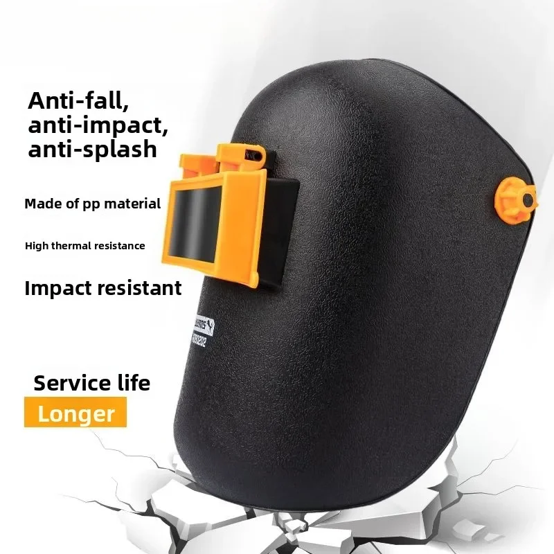 Stable Welding Mask Protective Cover Head-mounted No. 9 Lens Variable Light Welding Cap, Light Welding Welder00