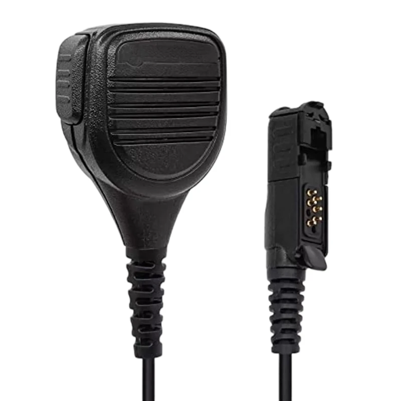 

Two Way Radio Speaker Microphone With Easy Clear Voice Transmission For PMMN4076 D2RC