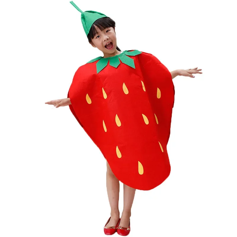 June 1 Children's Day Fruit And Vegetable Costume Pineapple Grape Apple Strawberry Corn Family Dance Performance Costume view 4