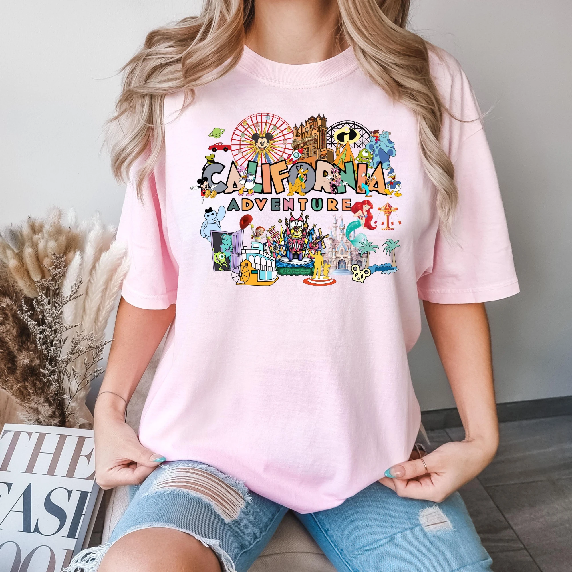 قمصان كاليفورنيا Adventure Park، قمصان كاليفورنيا ديزني لاند، قمصان ديزني، قمصان جولة ديزني لاند، قمصان ديزني لاند