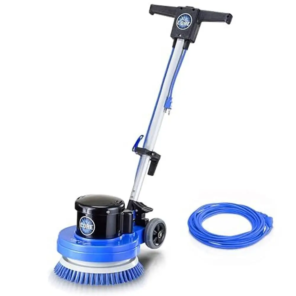 13 Inch Electric Floor Buffer and Scrubber Machine Home Office Restaurant Tile Concrete Cleaning Dual Direction