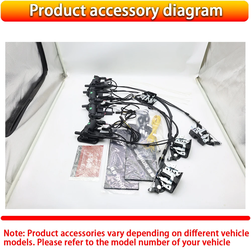 ZJCGO for Honda Vezel HRV HR-V HR V RU 2013-2022 OEM Soft Close Door Kit Power Closing Latch System Auto Pull Door Easy Close 6