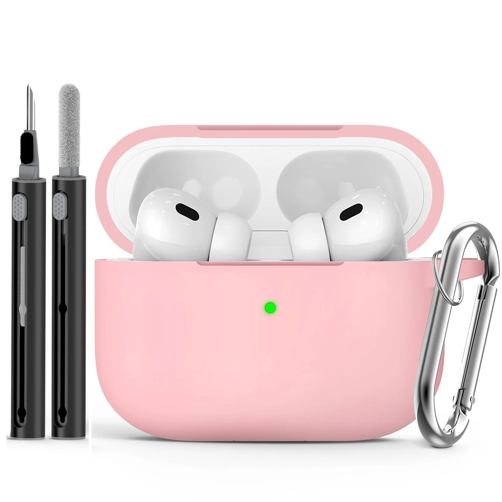 2025 für AirPods Pro 3. Generation Hülle Weiche Silikonhülle für AirPods Pro 3, Schutzhülle mit Reinigungsset für AirPods Pro 3 – Detail 15