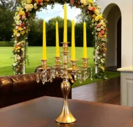 12pcs)Candle Holders Gold Holder Metal Candle Holder Decorative Tealight Candle Holders Home Decoration