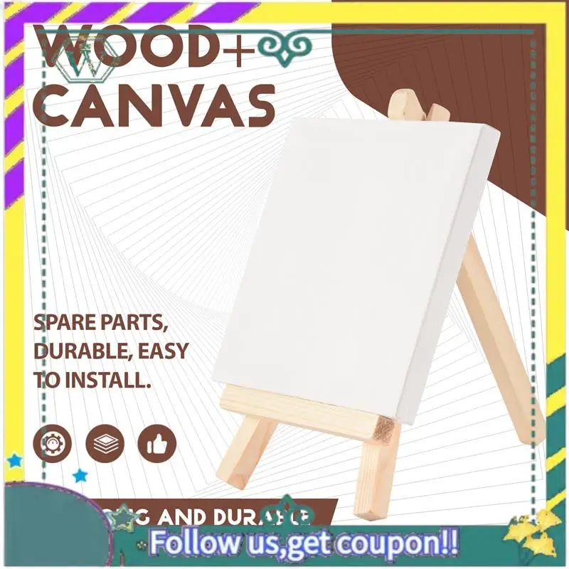 nuovo-mini-tavolo-da-disegno-su-tela-da-20-pezzi-con-cavalletto-pannello-su-tela-per-pittura-adatto-per-forniture-per-feste-di-pittura-artistica