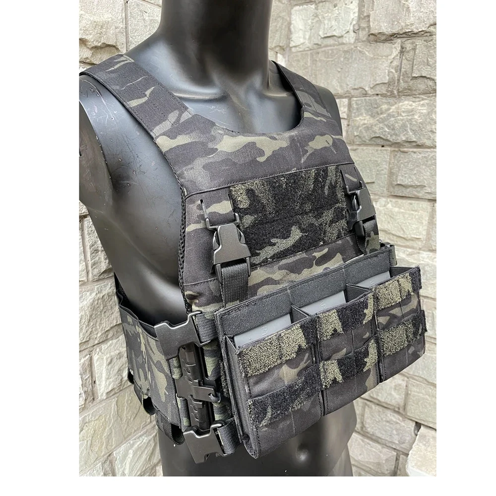 سترة تكتيكية 119 FCSK AVS مجلة ثلاثية إدراج الحقيبة 5.56 7.62 AK47 حامل المجلات لوحة تحويل التوسع