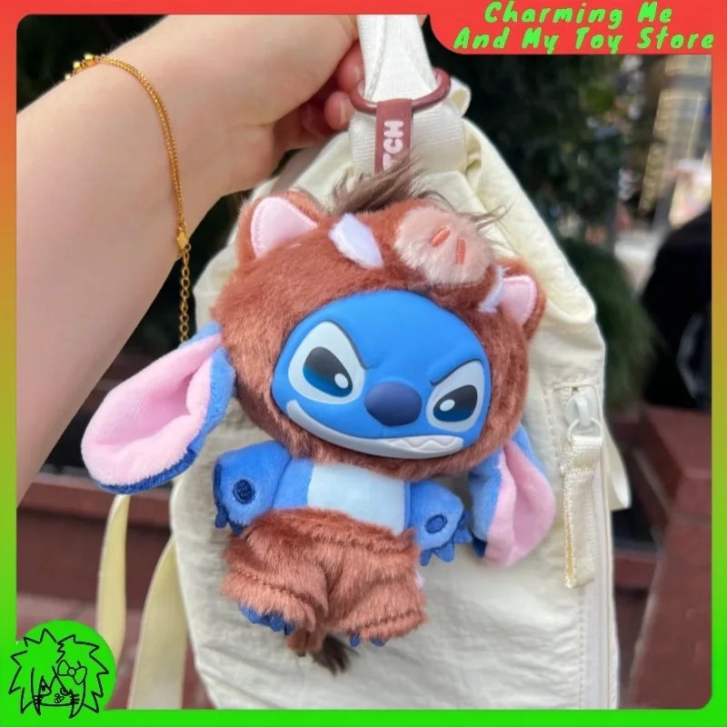 حقيقية غرزة الحيوانات البرية سلسلة صندوق أعمى الفينيل أفخم المعلقات اللعب لطيف الكرتون الشكل الدمى حقيبة قلادة صندوق غامض الهدايا #1