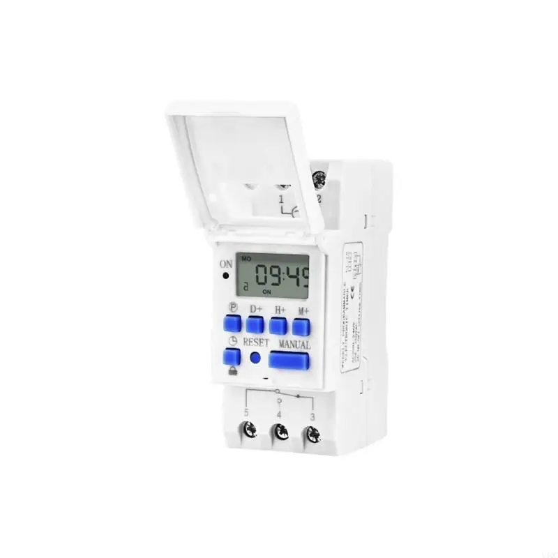 

Electronic Weekly 7 Day Programmable Digital Time Relays Electronic Relays Time Switches for Precise Automatic Control Y4QC