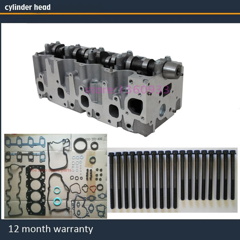 2CTE 3CTE complete cylinder head assembly for Toyota Avensis Carina Picnic Corona Caldina Gaia Ipsum 2.0 2.2 d with gasket bolt