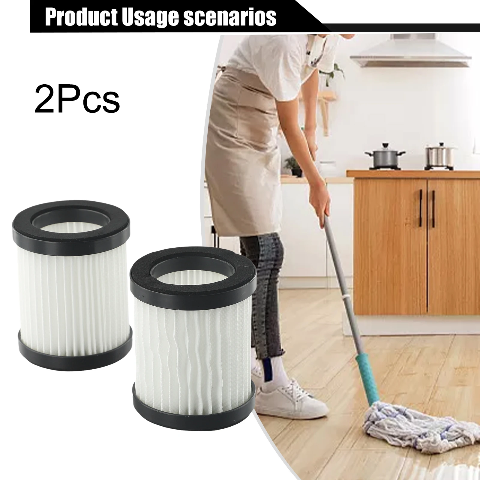 2 Pack  Vacuum Cleaner Filter For Beldray Airgility 22.2V BEL0776, Airgility 29.6V BEL01171 Vacuum Cleaner Accessories