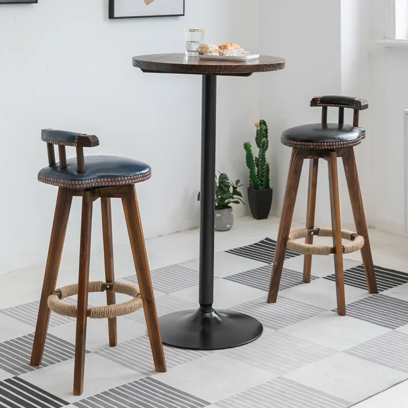 

Designer Reception Bar Chairs Luxury Breakfast Waterproof Tools Bartender Tea Table Chair Sillas Doradas Elegantes Furniture