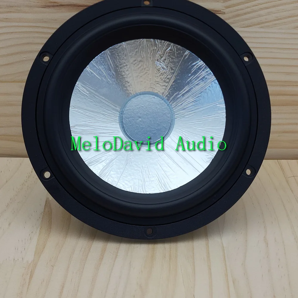 2 Stück MeloDavid Audio Nautilus Studio 6,5 Zoll Utra Silberkegel-Mittelbass-Woofer