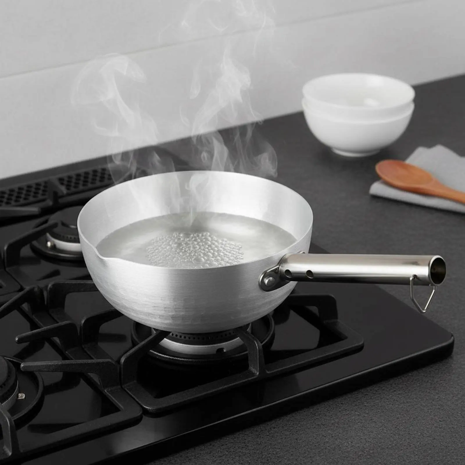Yukihira Pan Versatile Yukihira Pot Ramen Pasta Pot Lightweight Japanese Design Saucepan Long-Lasting for Parents view 3