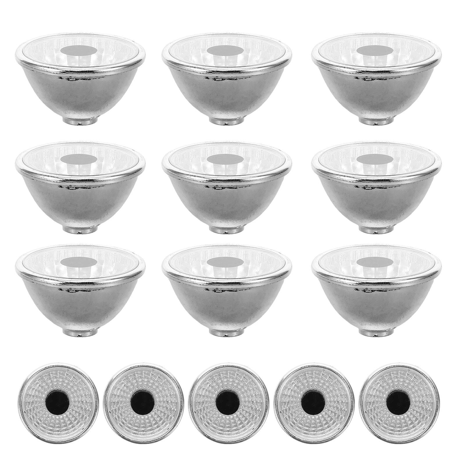 

100Pcs Solar-Powered Animal Eye Lights Plastic Spotlight Lamp Shade Weatherproof Outdoor Garden Statue Decoration Small