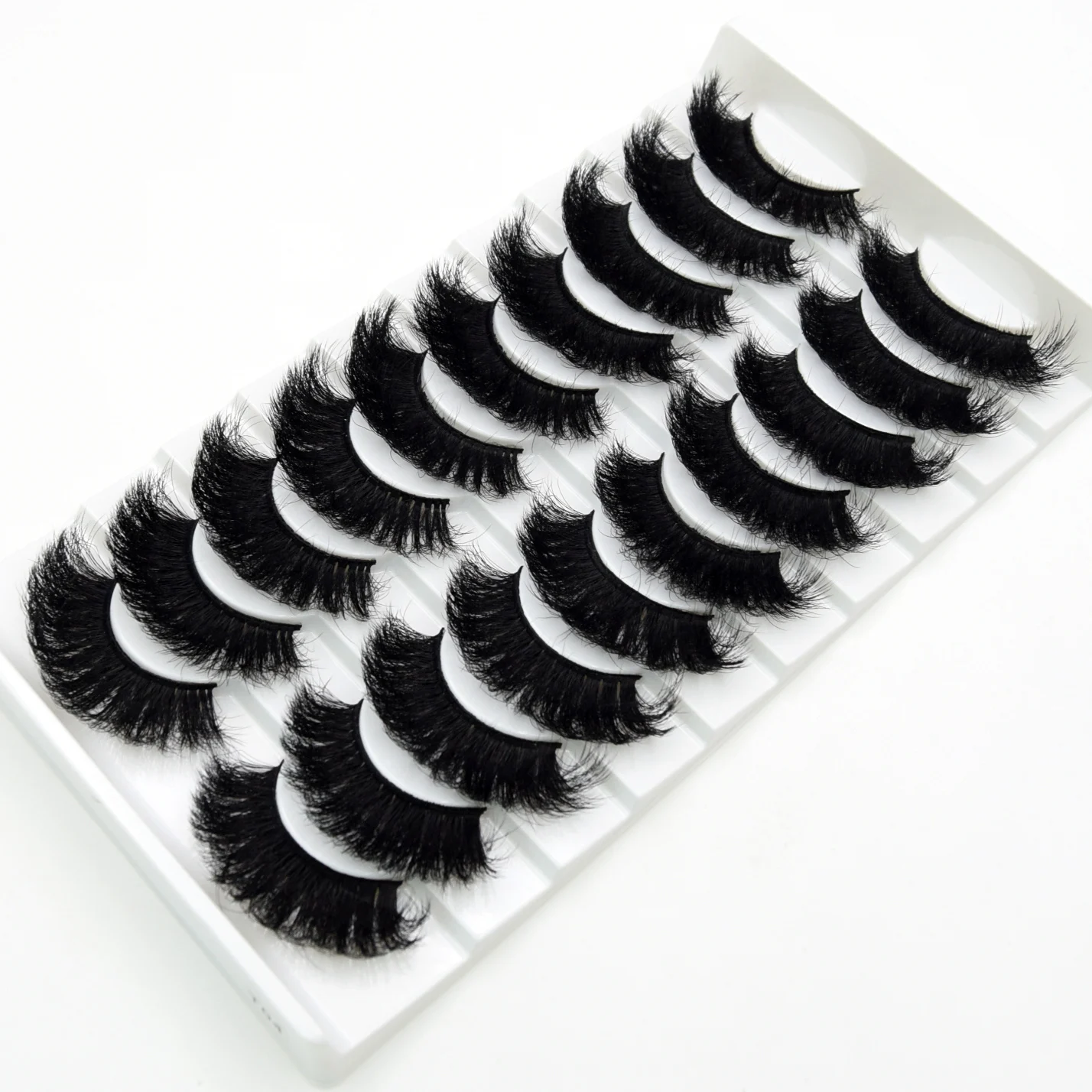 3/5/10pairs Fake Eyelashes Thick Long False Eyelashes Dramatic Lashes 3D Faux Mink Eyelashes Wholesale Full Strip Lashes Makeup