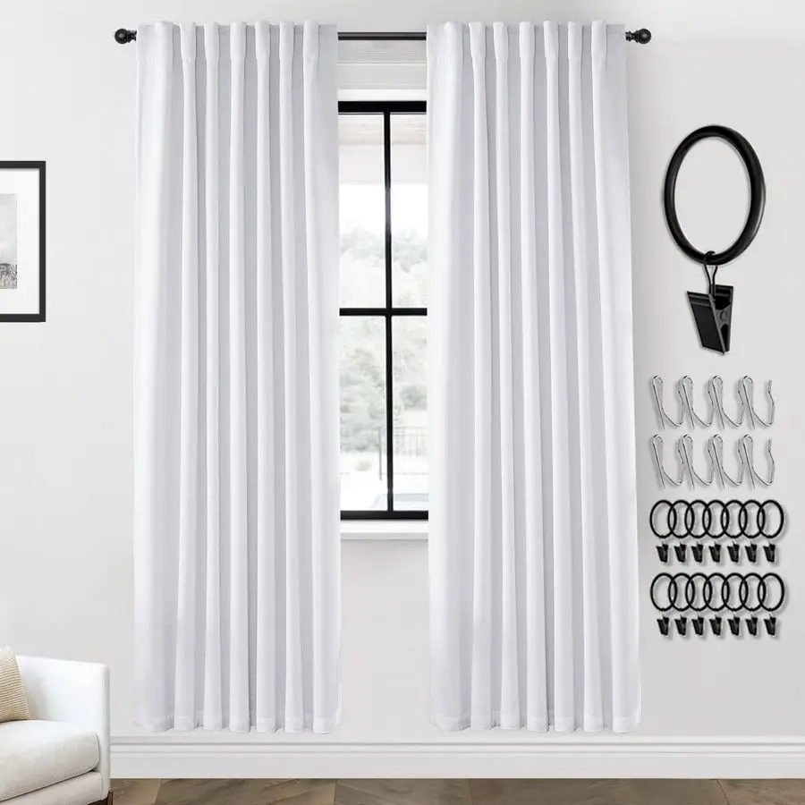 

Шторы-перегородки для зонирования помещений, 78-дюймовые дверные занавески, звукоизоляционные, шумопоглощающие, теплоизоляционные для дверных проемов и окон