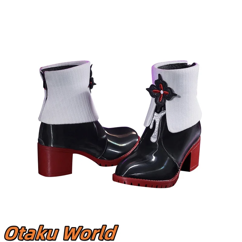En stock, zapatos de disfraz del 7 de marzo, juego Mihoyo Honkai Star Rail, fiesta de Halloween para mujeres y niñas, zapatos de Anime para juegos de rol del 7 de marzo