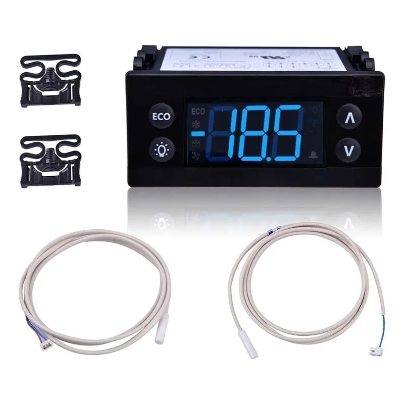 

1 Apr.ERC112D Temperature Controller Kit Electronic Refrigeration Controller With Dual Sensor Probes 00C30-123D-03 080G3492
