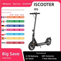 iScooter i9S 10inch Electric Scooter 500W 10Ah 35km/h Scooters Pneumatic Tire Scooter for Adult with Stickers scoorter electrico