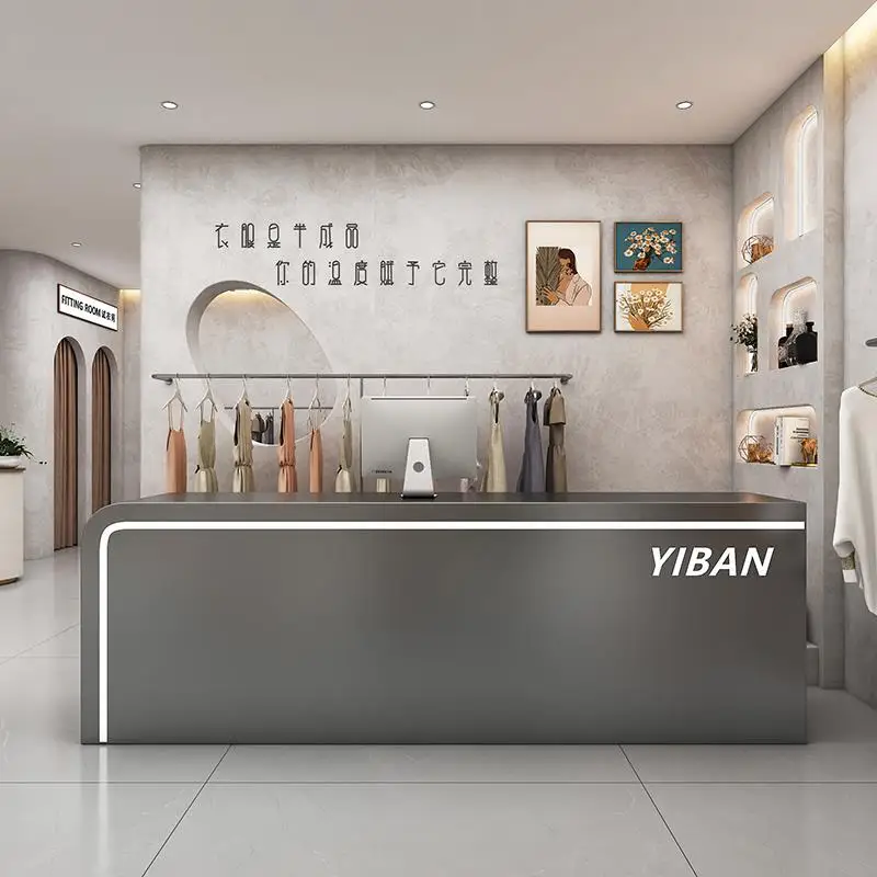 

Design Organizers Reception Desks Modern Company Long Executive Restaurant Reception Desks Beauty Mostrador Commercial Furniture